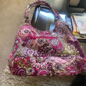Vera Bradley New with Tags Very Berry Paisley Large Hobo bag